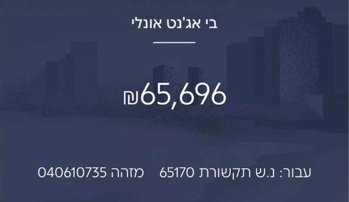 תמונה של הוכחת תשלום 3